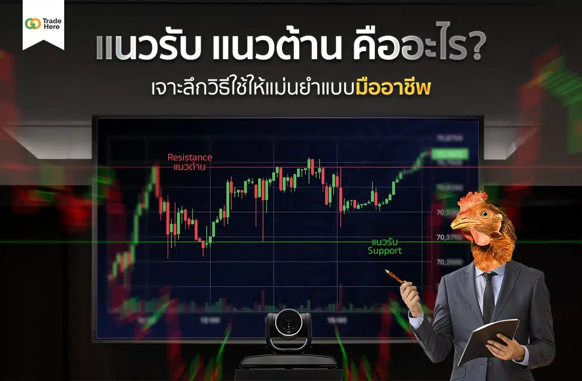 แนวรับ แนวต้าน คืออะไร? เจาะลึกวิธีใช้ให้แม่นยำแบบมืออาชีพ