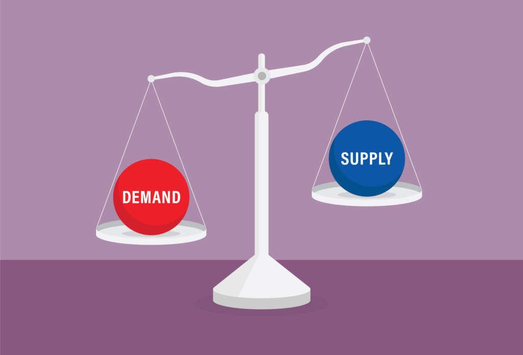 Demand over supply istock 1263079549
