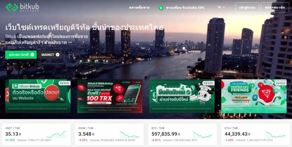 รีวิว Bitkub เทรดคริปโต