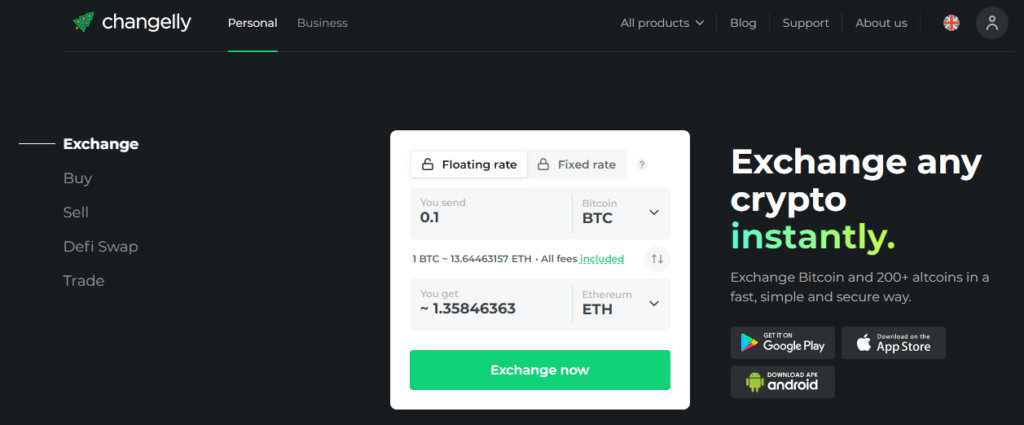 รีวิว Changelly รีวิว Changelly