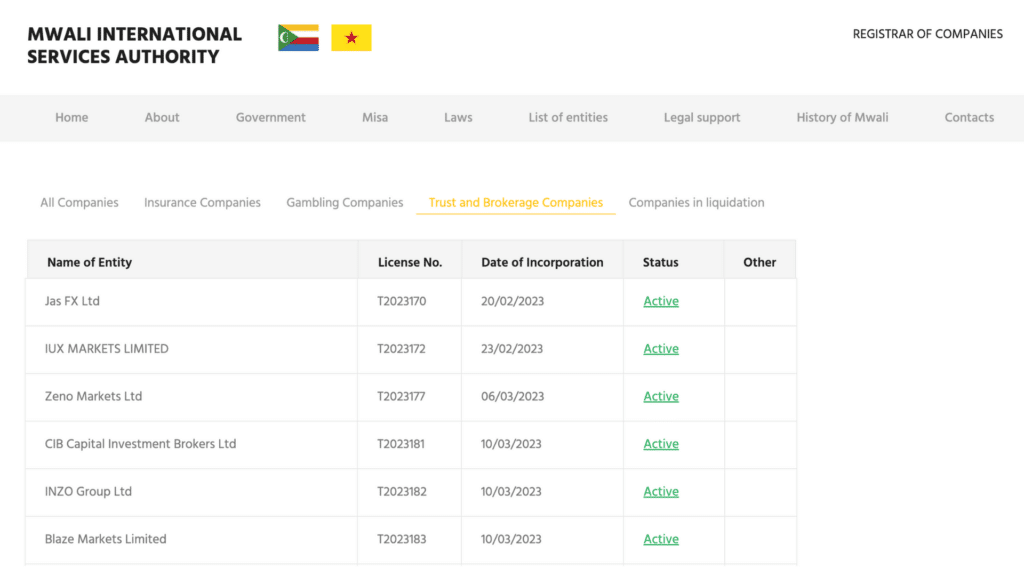 MISA-Broker-license Mwali International Services Authority