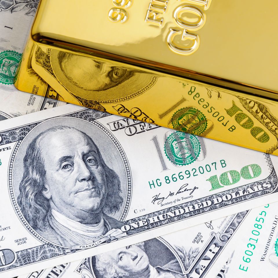 ดัชนีดอลลาร์สหรัฐฯ กับแนวโน้มราคาทองคำ ดัชนีดอลลาร์กับทองคำ (XAU/USD)